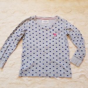 mini boden shirt. Girls size 4-5